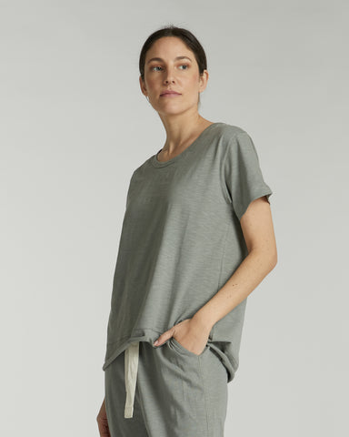 The Raw Hem Slub Tee | Newport