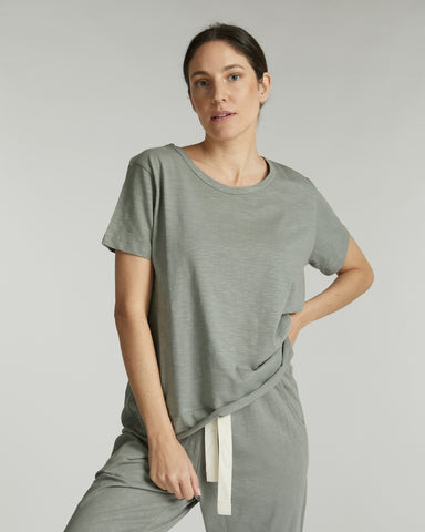 The Raw Hem Slub Tee | Newport