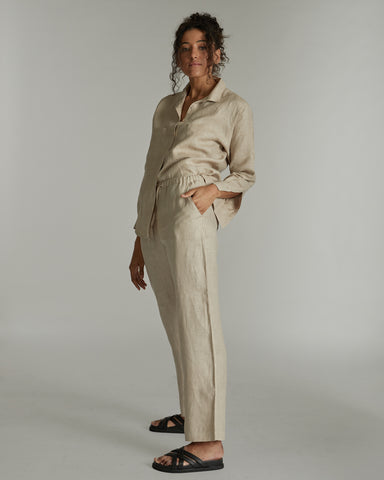 The Hemp Pant Walnut Hull, 100% Woven Hemp, Sustainable & Ethically Made Bottoms & Pants, Made For Good, Cloth & Co.