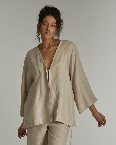 The Hemp Jacket Walnut Hull, 100% Woven Hemp, Sustainable & Ethically Made Jackets and Shirts, Made For Good, Cloth & Co.