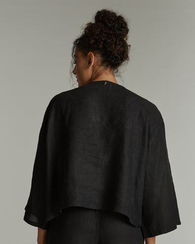 The Hemp Kimono Sleeve Tee Iron, 100% Woven Hemp, Sustainable & Ethically Made Tops & Shirts, Made For Good, Cloth & Co.