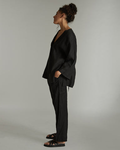 The Hemp Wide Leg Pants Iron, 100% Woven Hemp, Sustainable & Ethically Made Bottoms & Pants, Made For Good, Cloth & Co.
