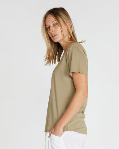 The Crew Tee Oak, 100% Certified Organic Cotton, Sustainable & Ethically Made Tops, Tees & T-Shirts, Made For Good, Cloth & Co.