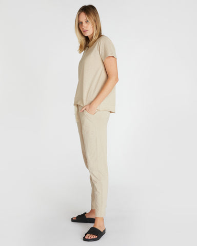 The Slub Lounge Pants Feather, 100% Certified Organic Cotton, Sustainable & Ethically Made Loungewear & Pants, Made For Good, Cloth & Co.